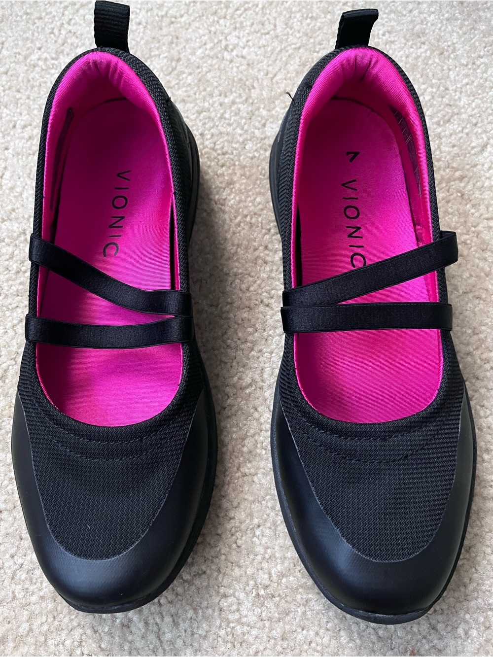 Vionic Agile Opal slip on Mary Jane sneakers flats black 8 - Picture 2 of 9